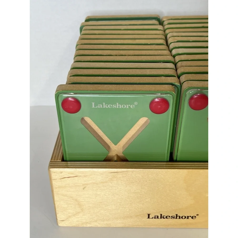 Lakeshore Learning Magnet Wood Alphabet Trace Letters Education ABC Uppercase